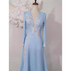 Light Luxury Minority Temperament Long Sleeve Performance Costume