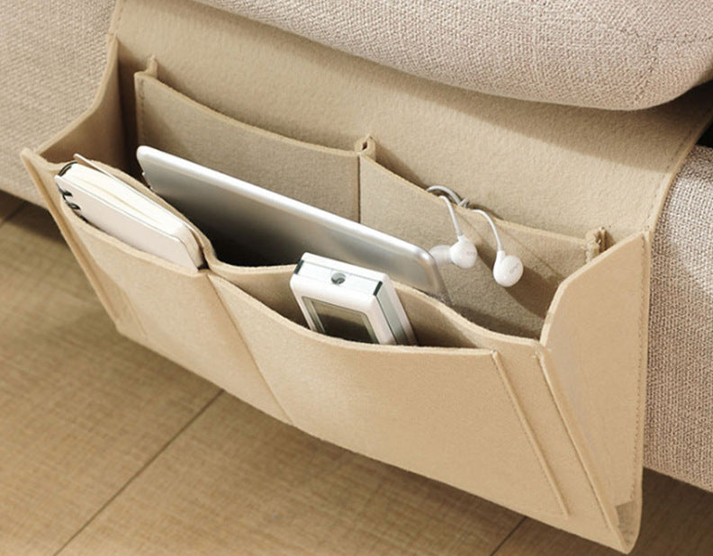 Simple Sofa And Bedside Felt Storage Bag