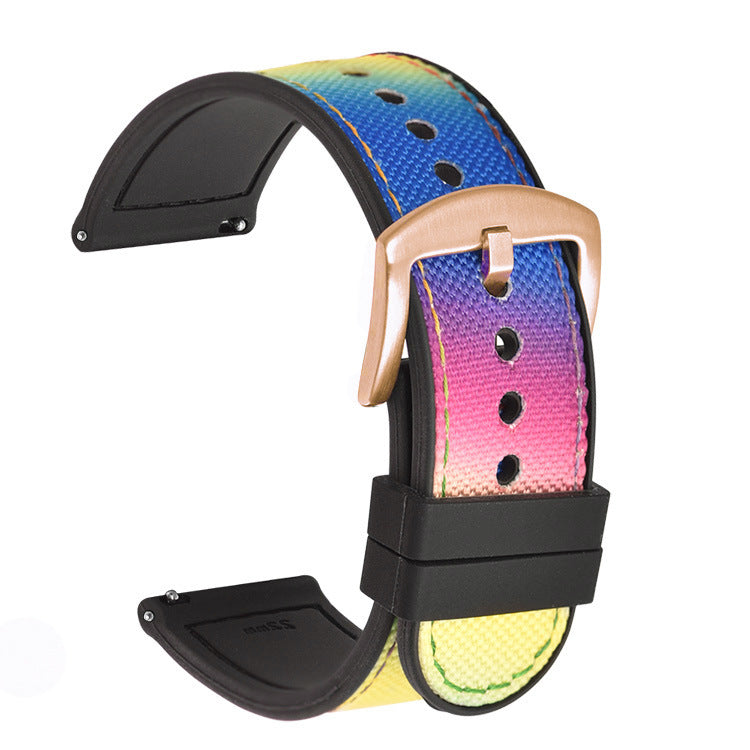 Fashion Minimalist Smart Watch Nylon Silicone Strap