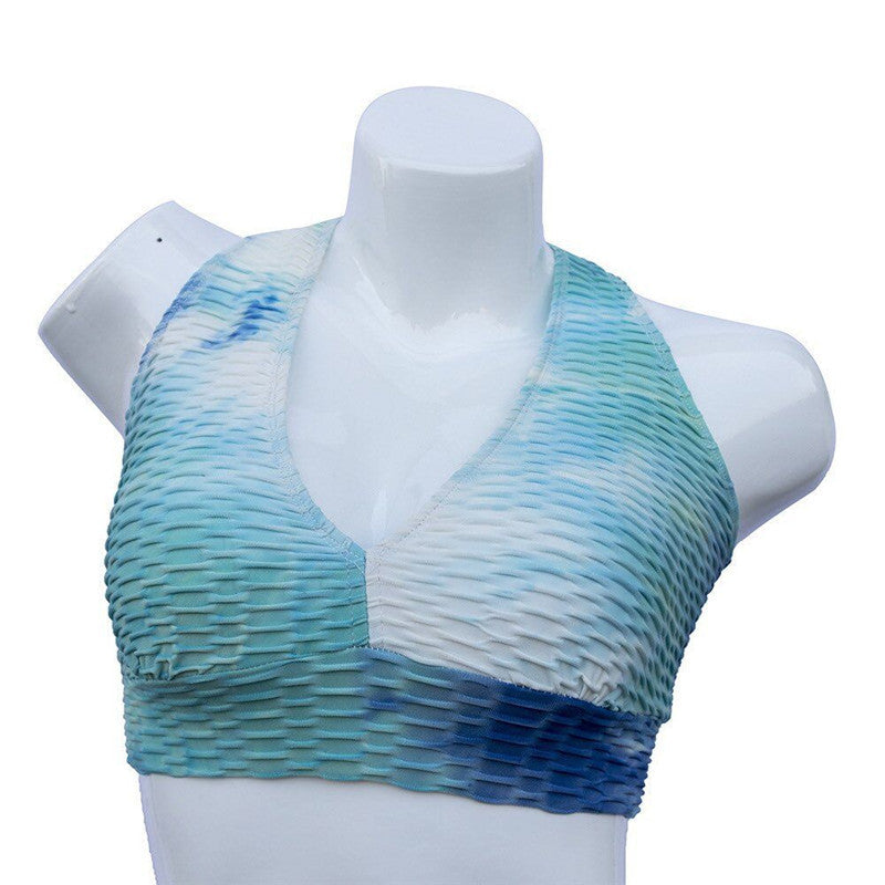 Jacquard tie-dye bra