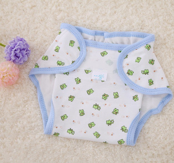 Cotton Cartoon Printed Cloth Diaper Washable Baby Diaper