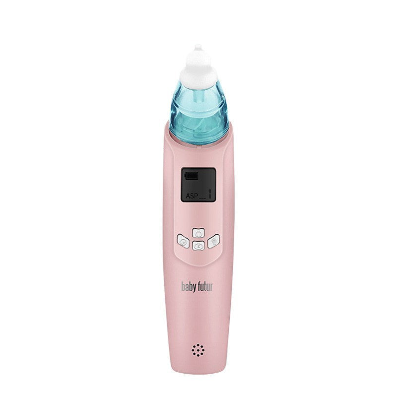Baby inhales boogers electronically