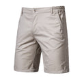 Men's Casual Solid Color Slim Fit Straight Shorts
