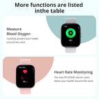 High-end Heart Rate Meter Step Plastic Call Smart Watch