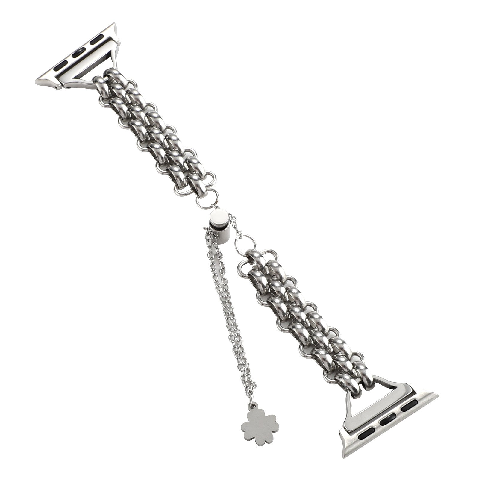 Stainless Steel Double Row Chain Watch Band
