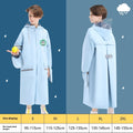Children's Raincoat Girls Boys Primary School Students School Belt Schoolbag Seat Middle And Big Children Full Body Poncho