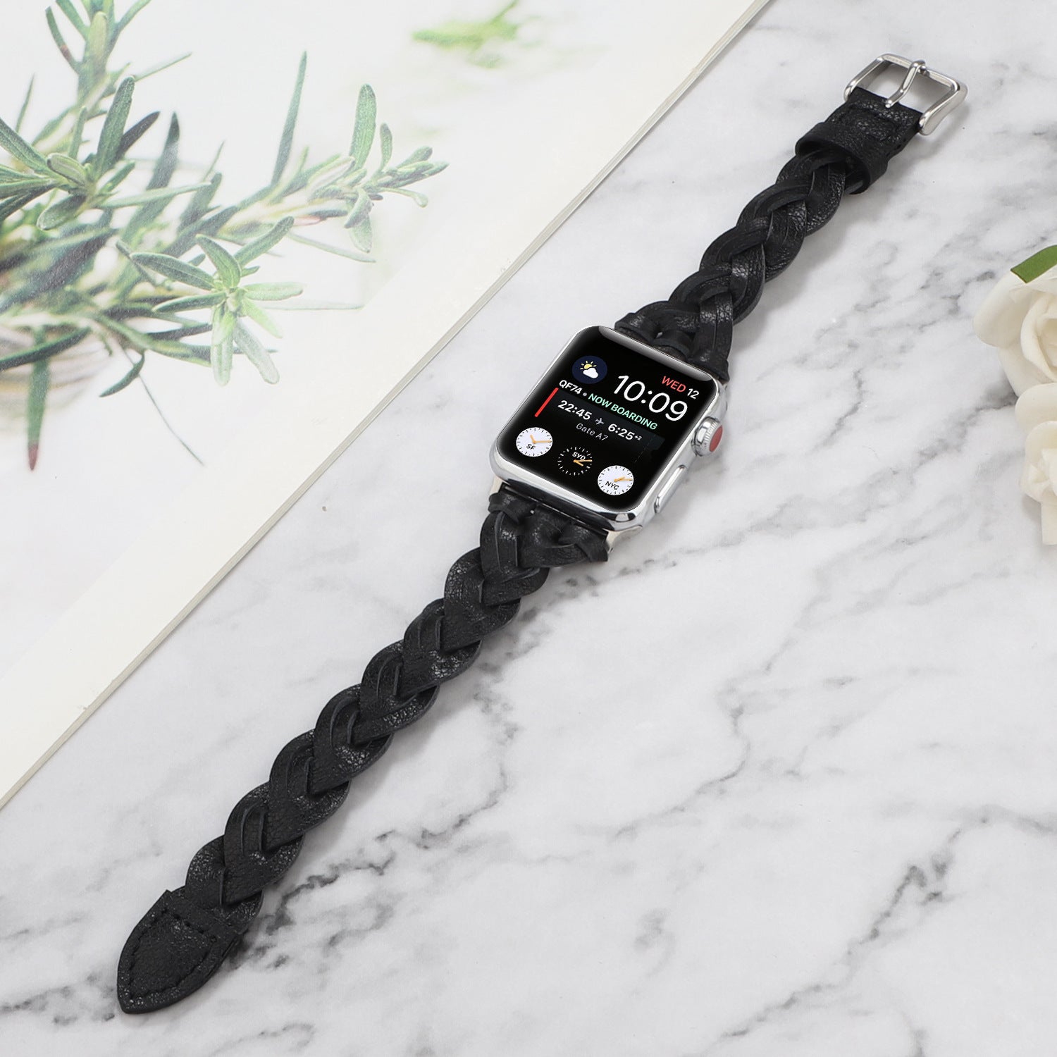 Woven Personality Small Waist Fashion Single-lap Watch Strap