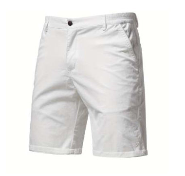 Men's Casual Solid Color Slim Fit Straight Shorts