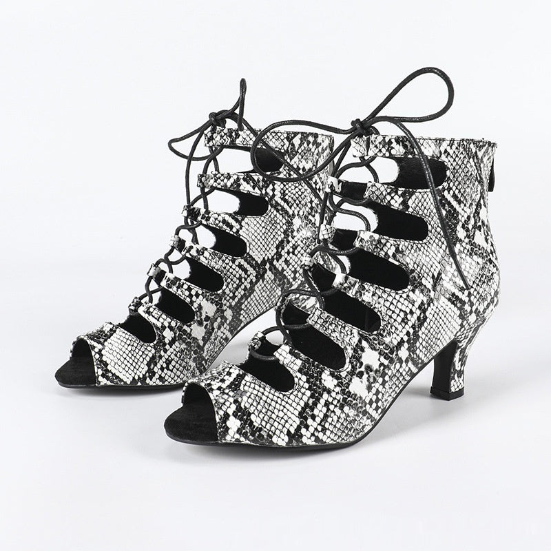 Women's Lace-up Latin Modern Jazz Dance Dance Shoe