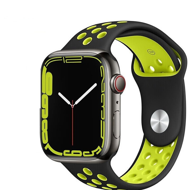 Sports Cave Rainbow Liquid Silicone Watch Strap