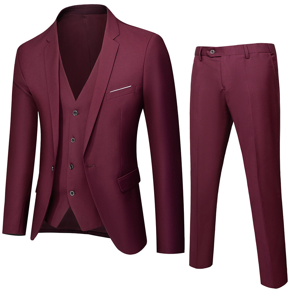 Men's Suit Set Two-piece Korean Style
