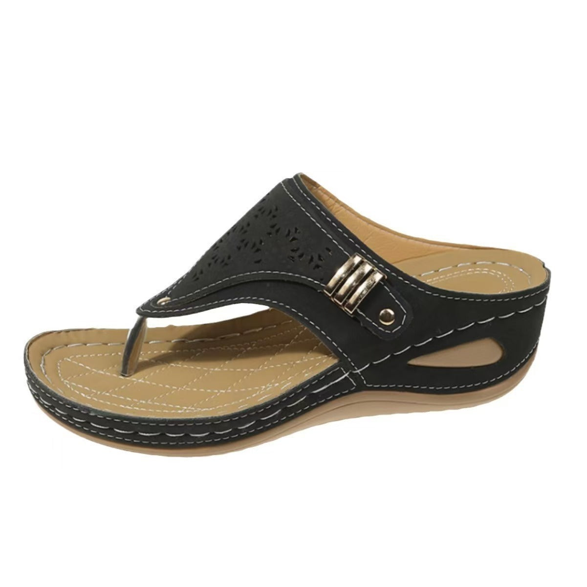 Fashion Hollowed-out Women's Flip-flops
