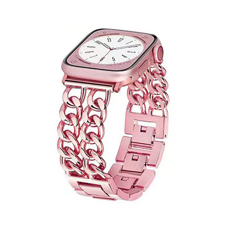 Stainless Steel Metal Strap Denim Chain Wrist Strap