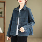Women's Autumn Vintage Denim Jacket