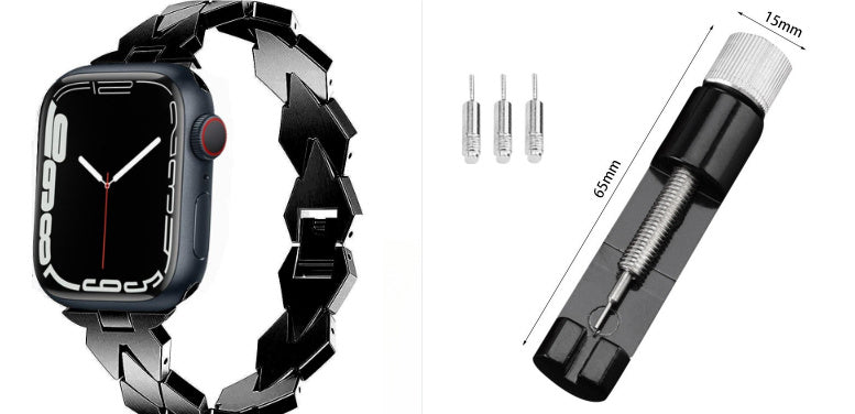 Metal Chain Steel Band Diamond Strap