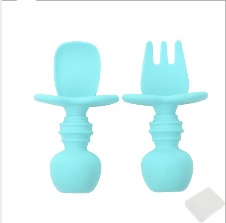 Silicone soft fork spoon