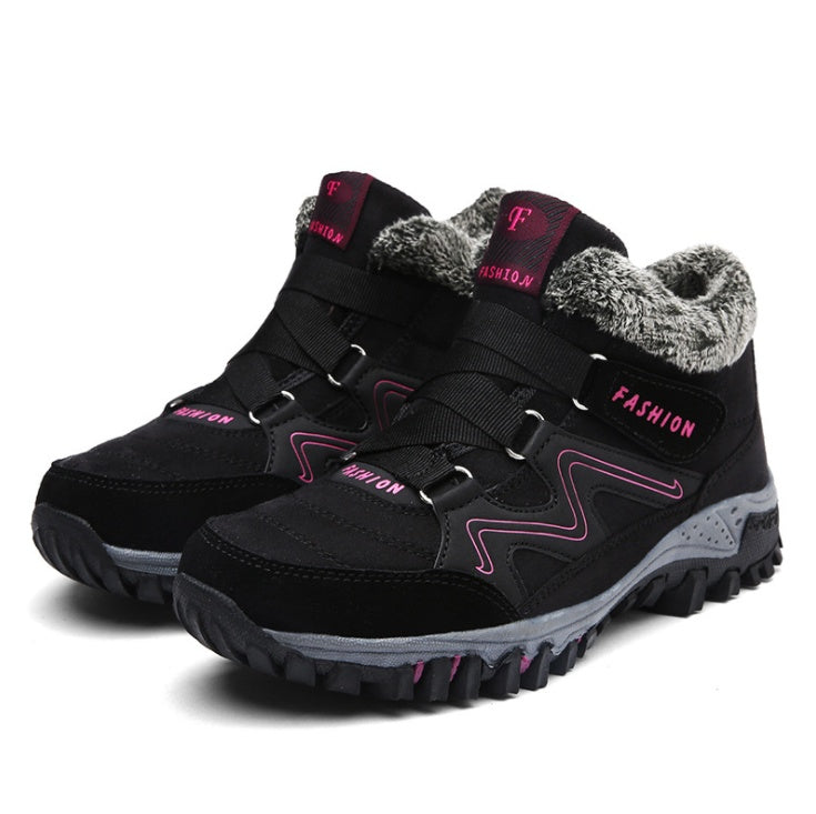 Outdoor Snow Plus Velvet Warm Women's Cotton Shoes