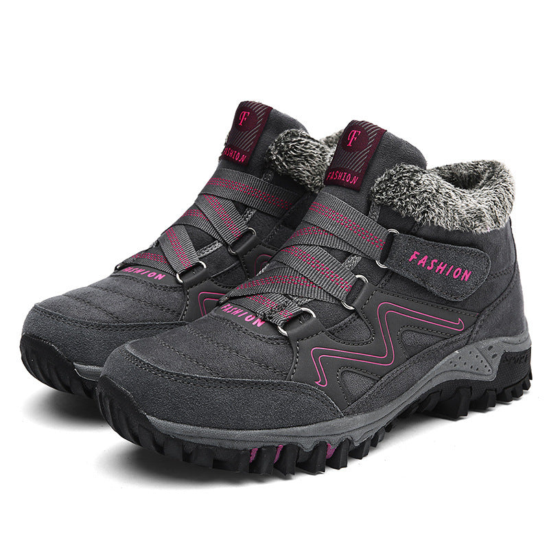 Outdoor Snow Plus Velvet Warm Women's Cotton Shoes