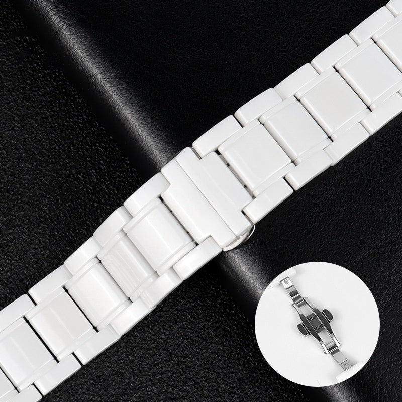 Suitable For Applewatch8 Watch Strap Metal 38 41 44 45mm Ceramic Wrist Strap