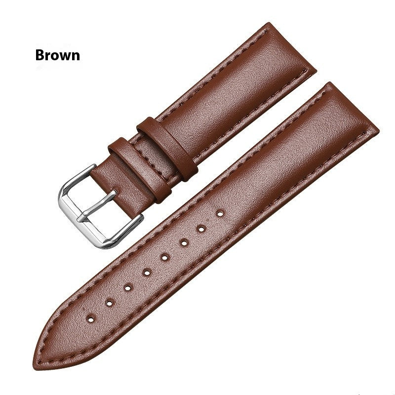 Versatile And Minimalist Genuine Leather Watch Strap