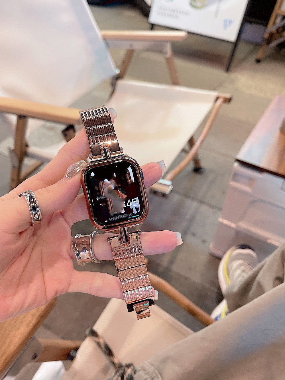 New Vintage Metal T Buckle Strap Tide