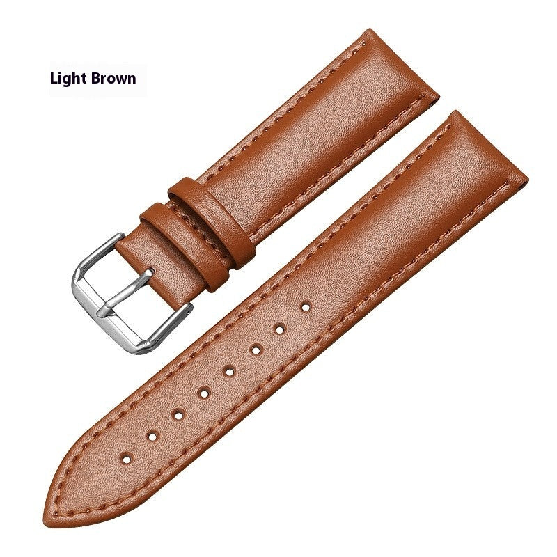 Versatile And Minimalist Genuine Leather Watch Strap