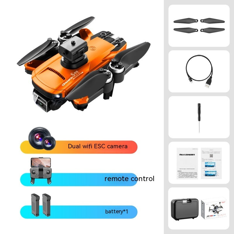 Remote Control Folding UAV Four-side Obstacle Avoidance 8K HD Areal Photography