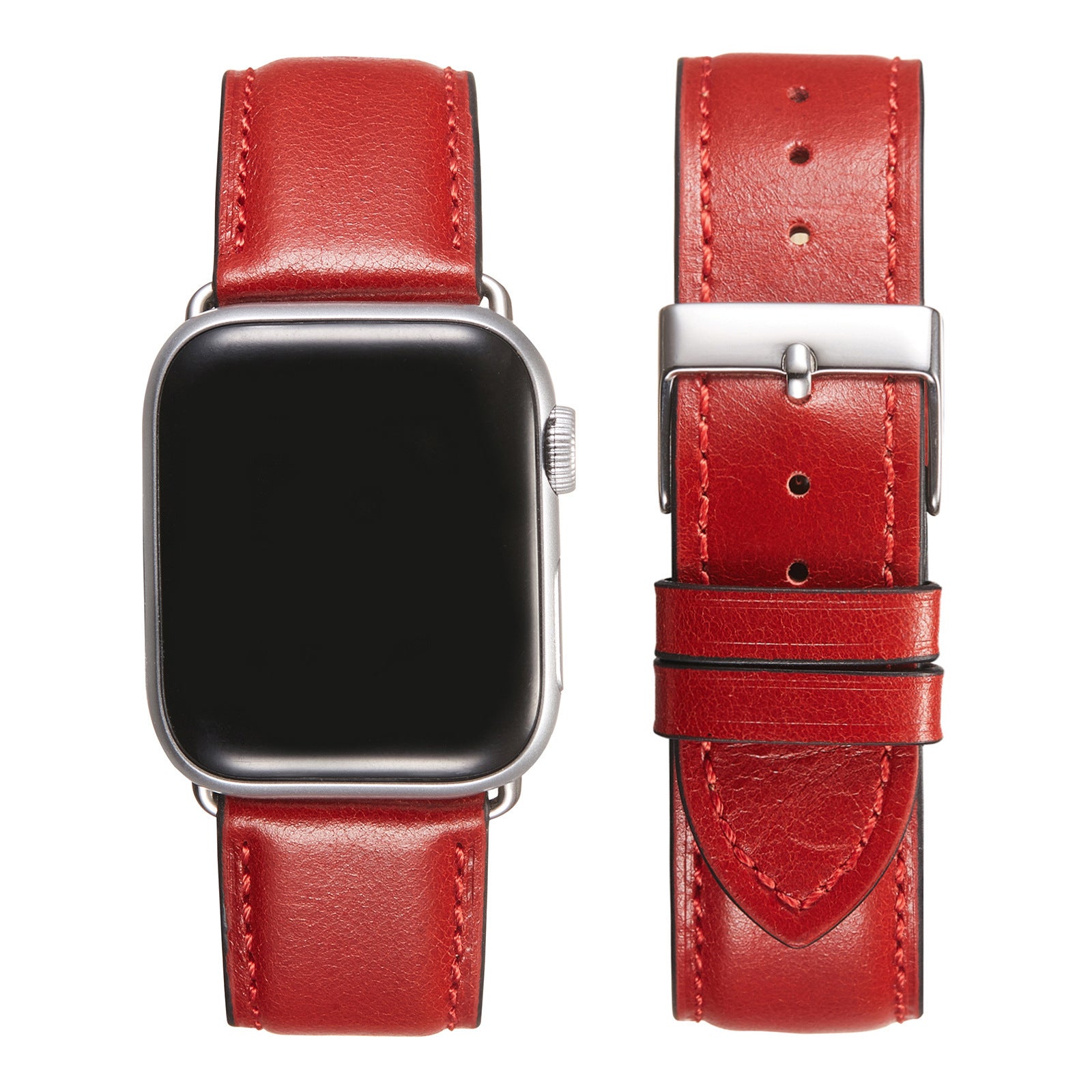 Vintage Oil Wax Leather Smart Watch Strap