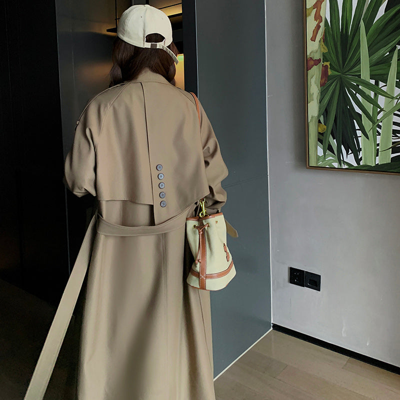Spring And Autumn New Long Sleeve Trench Coat Women