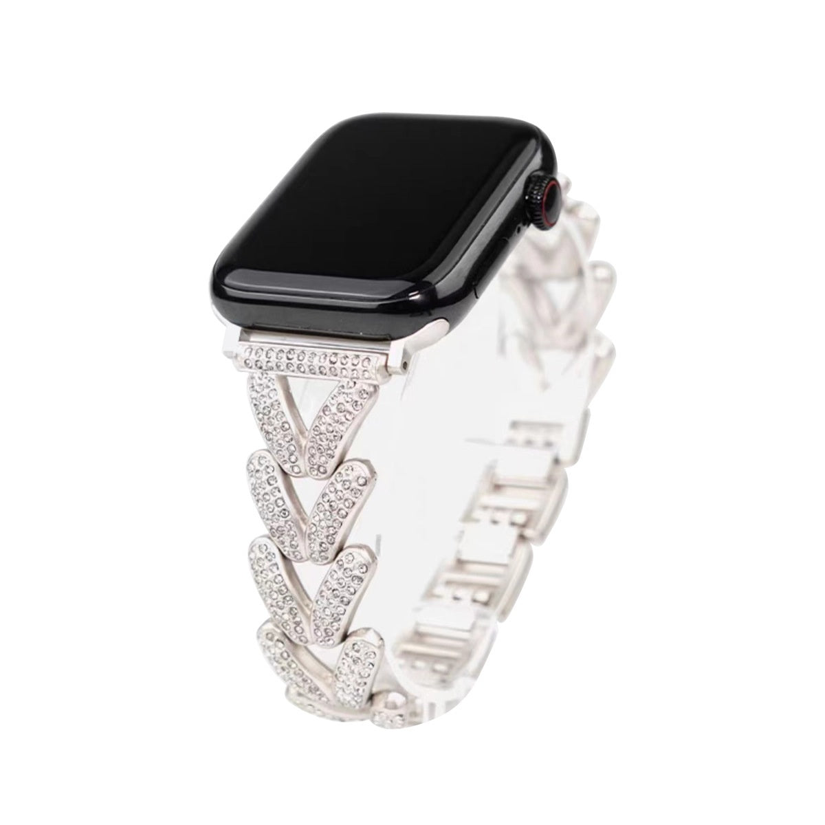V-shaped Metal Diamond-embedded Exquisite Strap