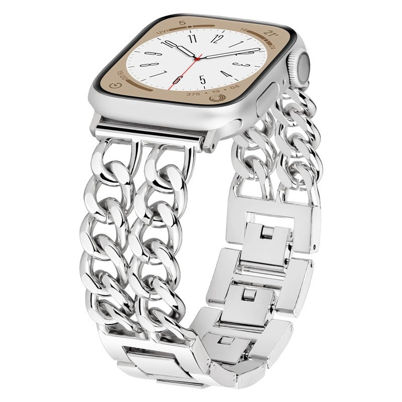 Stainless Steel Metal Strap Denim Chain Wrist Strap