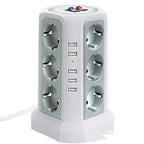 USB Lightning Protection Power Strip Tower Socket