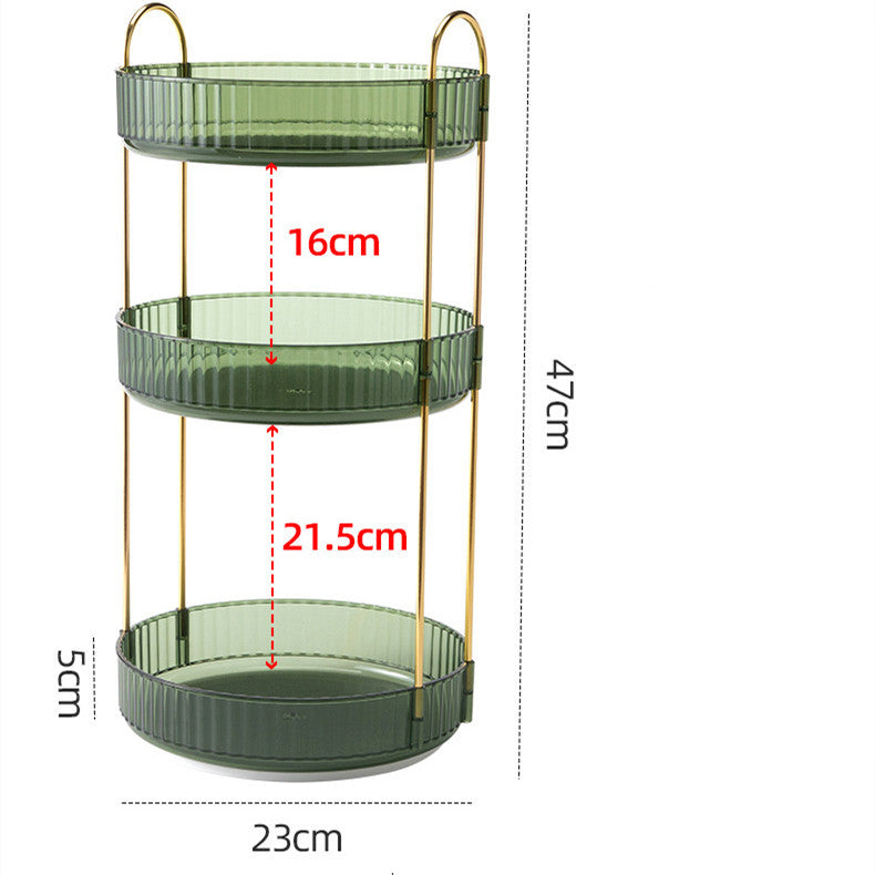 Bathroom Cosmetics Rotating Storage Rack Desktop box