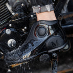 Motorcycle Rain Boots Men's Summer Youth Outdoor Non-slip Wading Shoes Fashion Low Top Flat Work Shoes Rubber Shoes