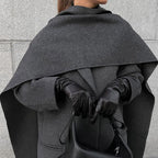 Arrival Of Scarf Collar Woolen Coat