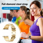 Smart Watch Metal Inlaid Diamond Strap