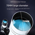 New 40070 Astronomical Telescope HD Shimmering Night Vision Photography Star Watching Moon Gift