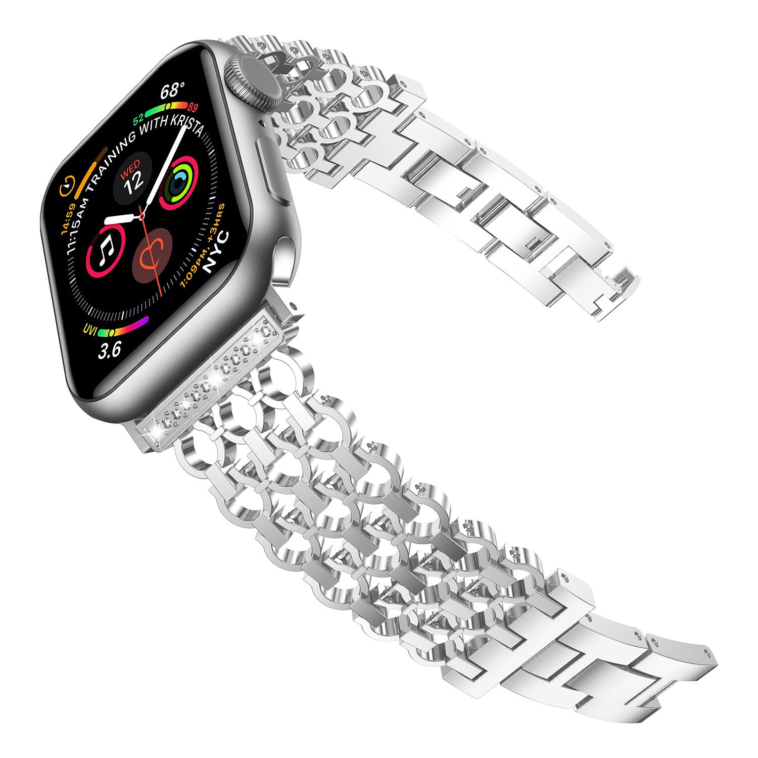 Stainless Steel Mesh Detachable Metal Strap