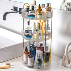 Bathroom Cosmetics Rotating Storage Rack Desktop box