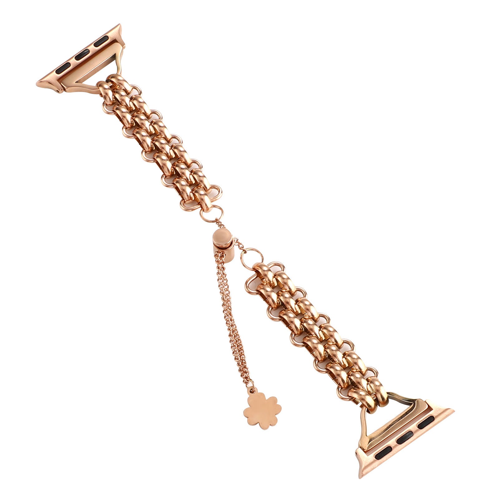Stainless Steel Double Row Chain Watch Band