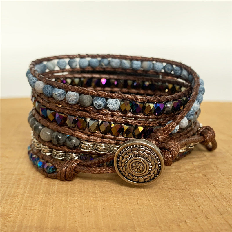 Agate Woven Bohemian Watch Band