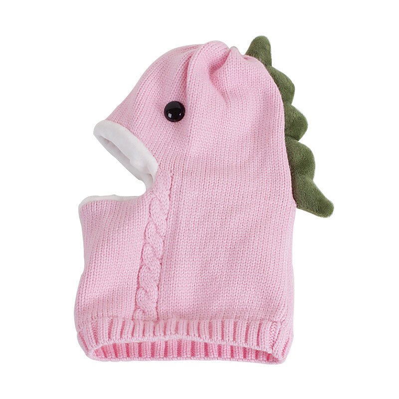 Children's Hat And Scarf With One Plus Velvet
