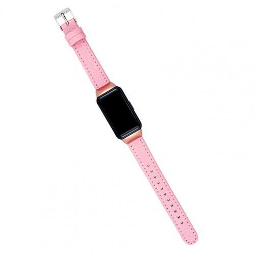 Bracelet Leather Strap With Lychee Pattern