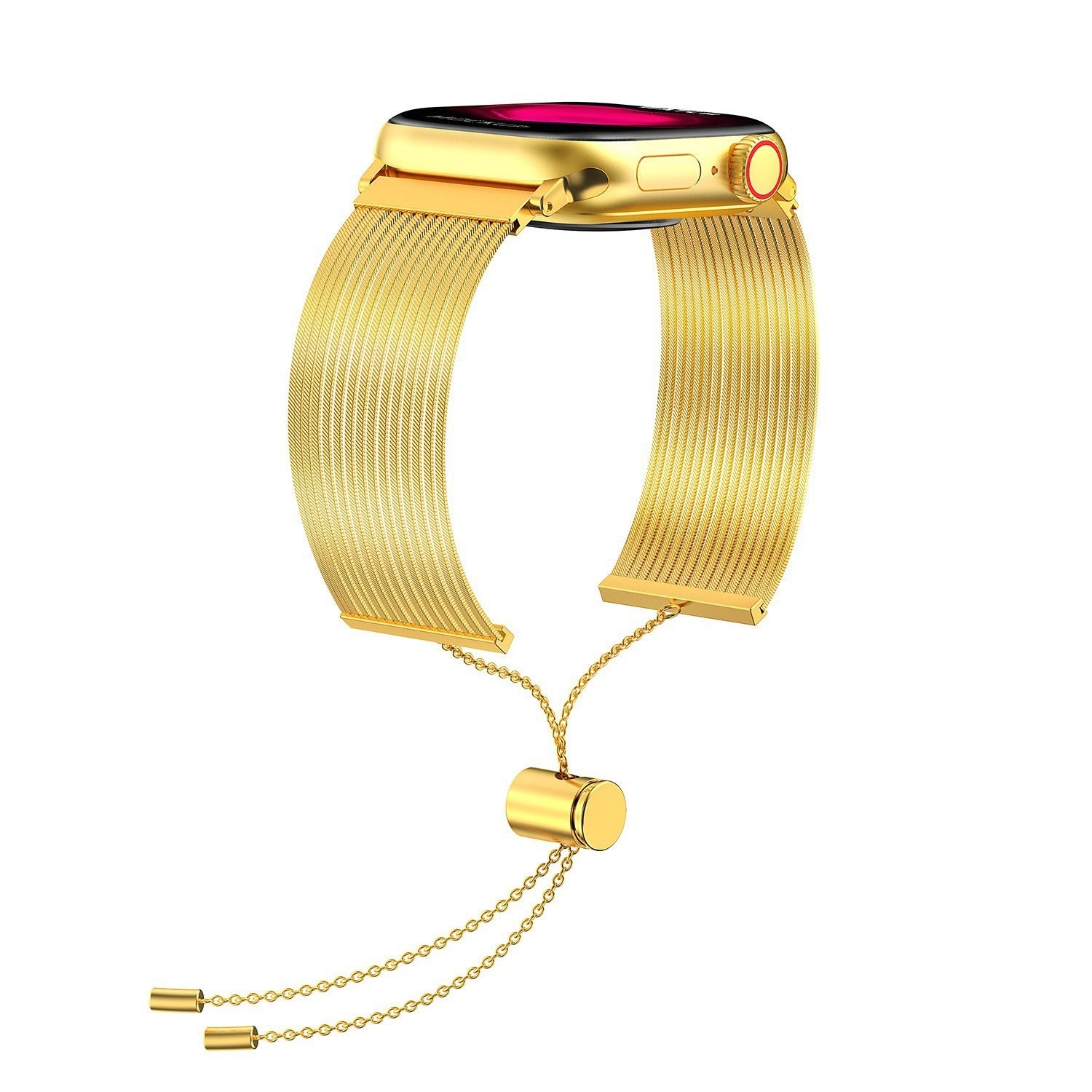 Suitable For IwatchS9 Tassel Metal Chain Strap Stainless Steel Wristband