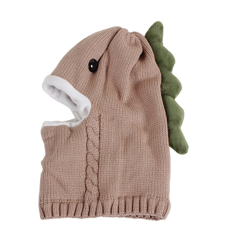 Children's Hat And Scarf With One Plus Velvet