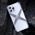 Aluminum Alloy Case New Hollow-out Frameless Heat Radiating Phone Shell