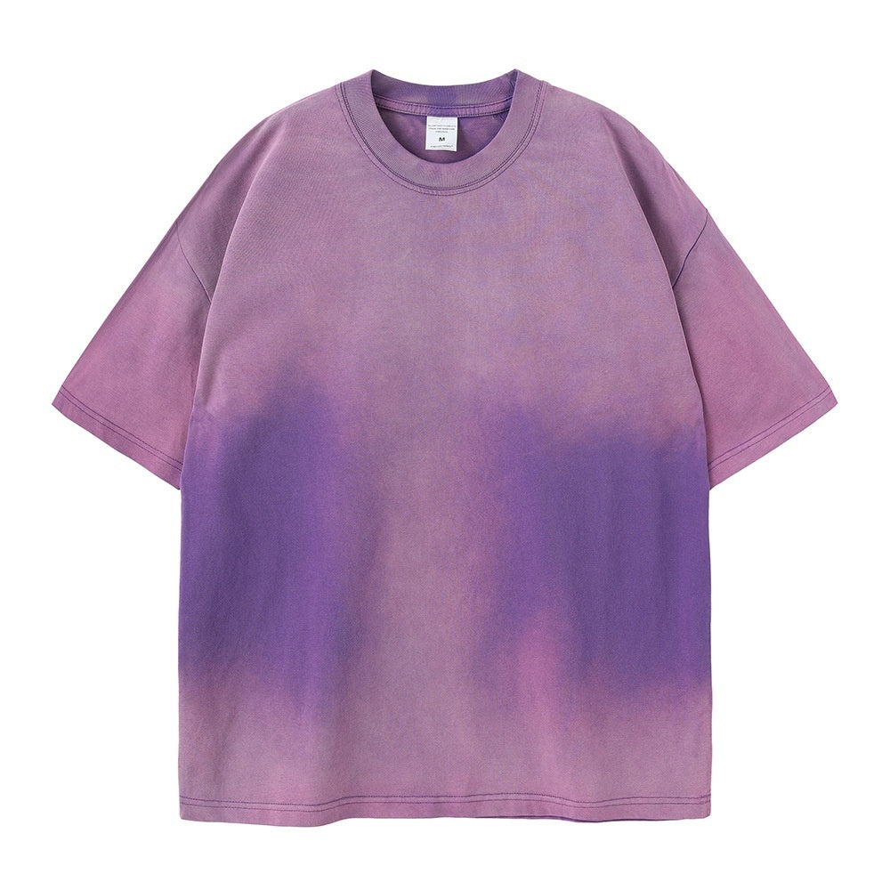 Retro Washed Short Sleeve Round Neck T-shirt