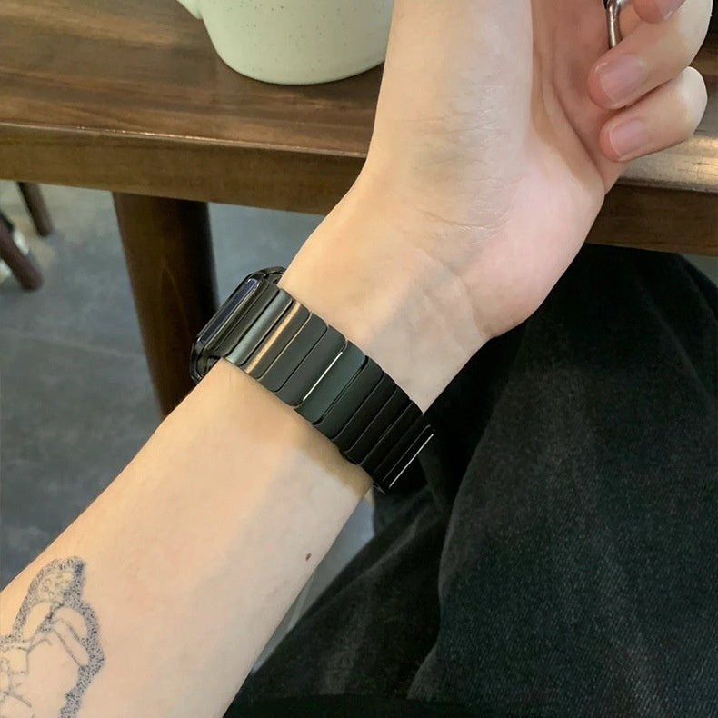 Watch Band Metal Stainless Steel With Butterfly